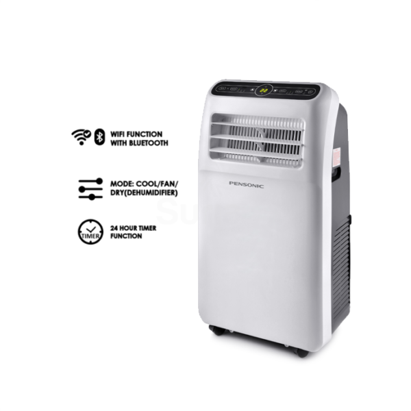 PPA-1511W.png Pensonic 1.5 HP Smart Portable Air Conditioner with Dry Mode (Dehumidifier) PPA 1511W